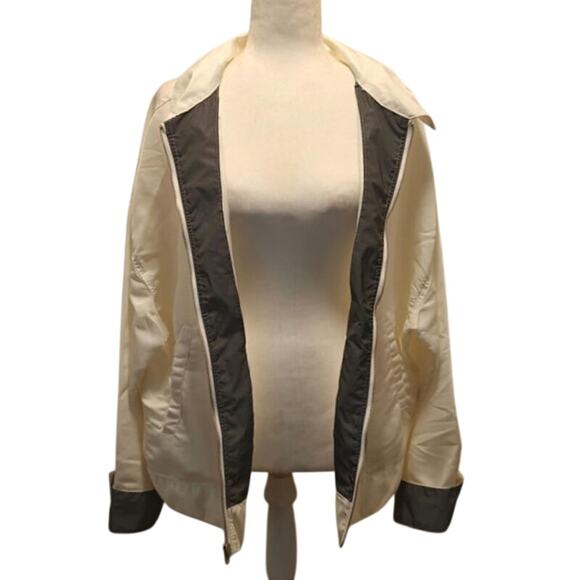 White Reflective Windbreaker by Landlord NY sz M - Picture 5 of 9